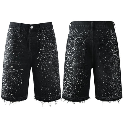 PURPLE Shorts Crystals 5103